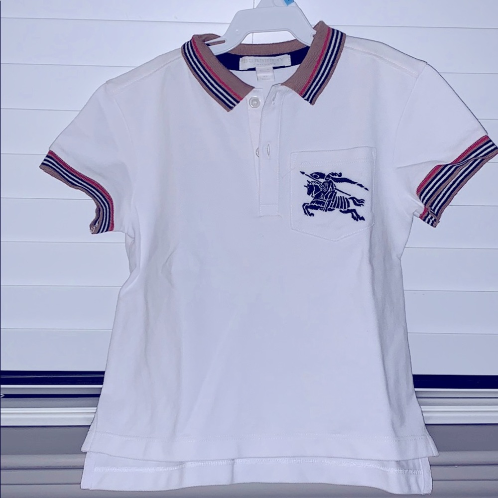 Boys Burberry Polo Style Shirt